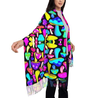 Supdreamc Cashmere Feel Scarf Soft Women Warm Cozy Scarves Multiple Colors - color: Picture (162)