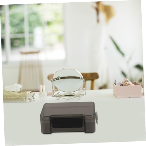ABOOFAN Clear Stackable Plastic Storage Box for Jewelry Small Accessories Versatile Organizer for Crafts Beads and Small Items Elegant Design for Travel Everyday Use Compact