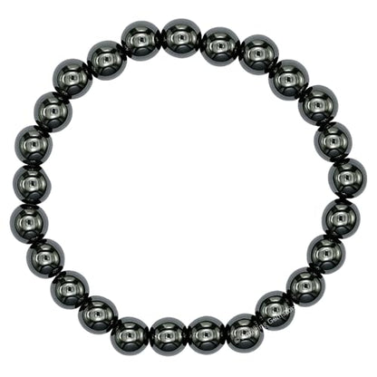 Amazing Gemstone Crystal Bracelet for Women Men's Gifts - Protection Healing Crystal Bracelet - 8mm Gemstone Beaded Stretchable Bracelet Pulseras Para Hombres Mujer Stocking Stuffers Mothers Day Gift (Hematite) - color: Hematite