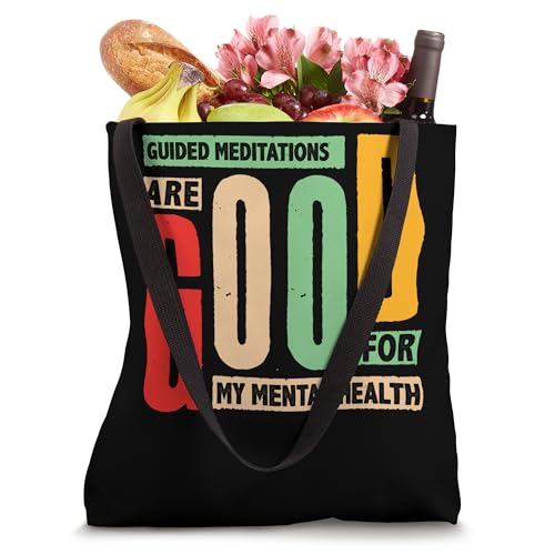 Guided Meditations for Mental Health Lovers Tote Bag