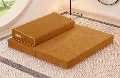 Handcrafted Meditation Mat,Portable Foldable Floor Cushion Outdoor Coconut Fibre Linen Yoga Cushion(Size:60x60cm(24x24inch),Color:Earthy Yellow-2) - color: Earthy Yellow-2, size: 60x60cm(24x24inch)