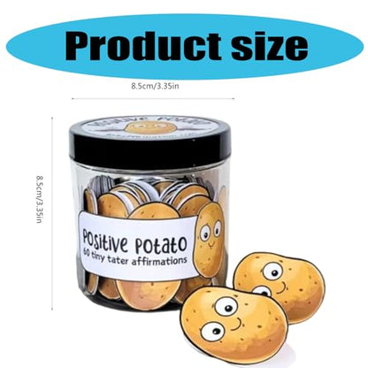 60Sheets Positive Affirmation Cards Mindful CardsSelf Care Inspirational Card for Emotion and Reducing Stress Motivational Message Cards - color: Potato