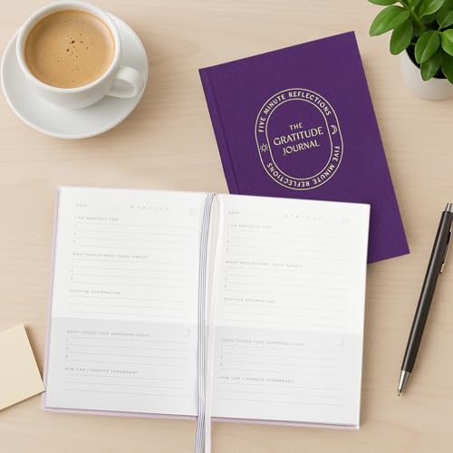 And Per Se Gratitude Journal – 5 Minute Daily Practice for Women with Prompts & Quotes – Undated Mindfulness & Happiness Notebook (Purple) - color: j.Purple