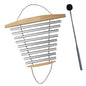 Meditation Chime with Mallet, Musical Instruments, Tubular Chime, Meditation Bowl Sound for Home, Yoga, Office, 9 Tones Thickened - color: 9 Tones Thickened