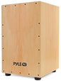 Pyle Jam - Wooden Cajon - Handcrafted Stringed Lightweight Percussion Box With Internal Guitar Strings, Rubber Capped Feet, Suitable For All Ages