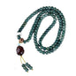 Natural Bodhi Seeds 108 Mala Beads Bracelet for Women Buddhist Prayer Beads Necklace with Praying Hands