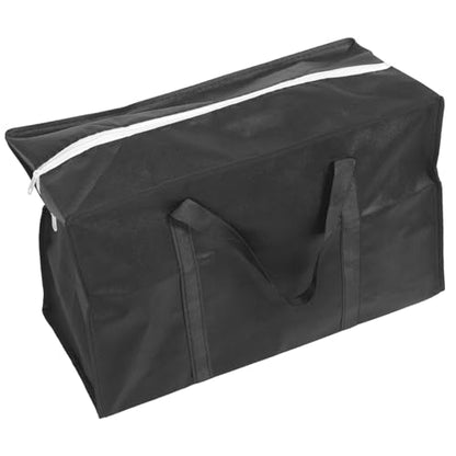 NOLITOY Folding Large Storage Bag for Clothes and Comforters Durable Non-woven Multi-purpose Travel and Household Packing Black Great for Moving and Organization