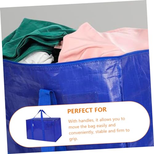 Gatuida Clothes Storage Bag Large Capacity Waterproof Oxford Cloth Zipper Handles Travel Home Sports Bag
