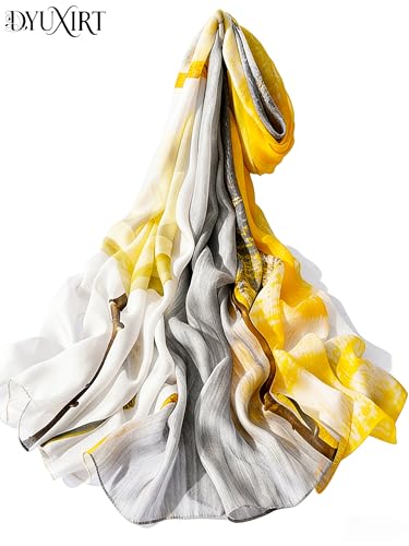 100% Mulberry Silk Oversized Women’s Sun-Shielding Shawl Formal Evening Neckwear Featherlight Airy - color: N25-sunny Neutral Wrap（69" X 21"inch）