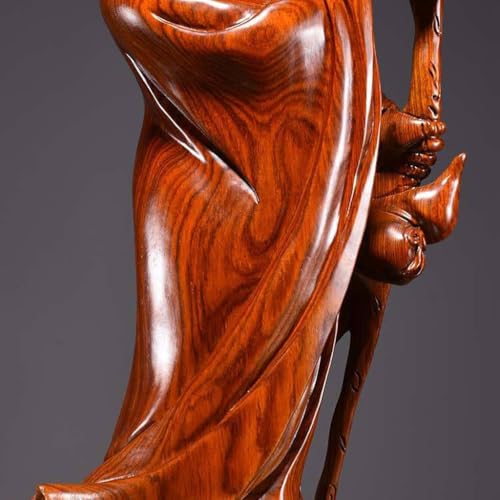 Desktop Decoration Wooden Carving Buddha Ornaments Home Living Room Entrance Zen Decorative Ornaments Mahogany Crafts Desktop Decor for Office