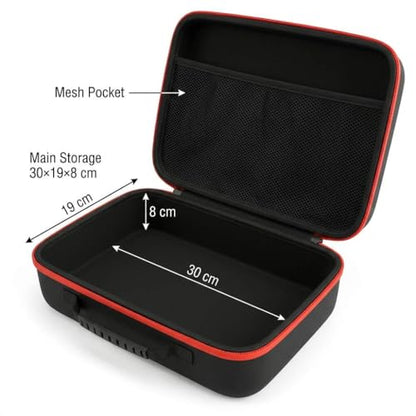QWORK Compact Tool Storage Case 33×22.5×9cm – Shock‑Resistant Portable Organizer for Small Tools, Accessories & Sharpeners