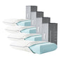 WEEKENDER Gel Memory Foam Pillow - King Size - Medium Firm Feel - Neck and Shoulder Support - Side & Back Sleepers - Home, Hotel, & Hospital Essentials - CertiPur Certified (Pack of 4) - size: King (Pack of 4), style: 1 Pack