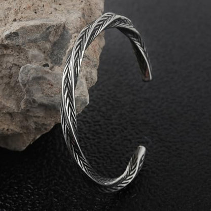 Handmade 925 Sterling Silver Bangle Bracelet Simple Silver/Gold Adjustable Cuff Bangles Durable Stainless Steel bracelet for Men &Women Daily Jewelry Gift for Anniversary Birthday Gift - color: Bangle-22