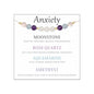 Healing Crystal Bracelet for Women/Men Crystal Bracelets Spiritual Natural Healing Crystal Stones Bracelet Empath Protection Crystal Bracelet Healing Crystal Jewelry - color: Anxiety