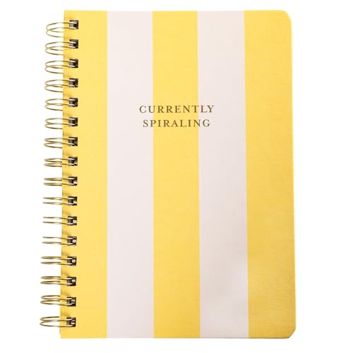 Graphique Currently Spiraling Modern Spiral-Bound Journal | Hardcover Notebook for Daily Writing | High Quality Paper Stationery for Office or Home | 6 x 8 Inches with 160 Lined Pages - color: Spiraling