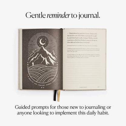 Intelligent Change Notes to Mindfulness Daily Journal for Women With Prompts to Write In, Illustrated Gratitude, Undated Guided, Hardbound Wellness x Chelsea Kauai (Linen)