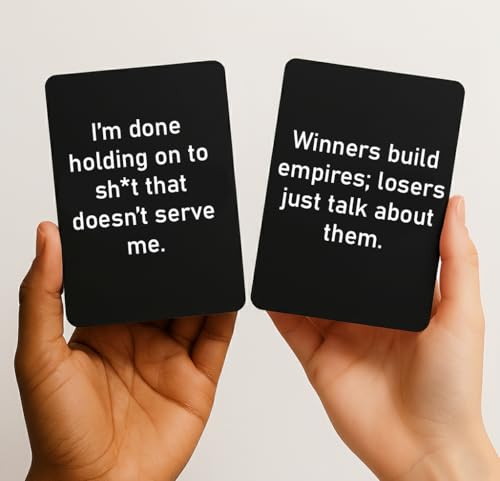 Bold Affirmation Cards for Women | Confidence Boost, Self-Worth & Main Character Energy | Self-Love, Confidence & Bad-Day Motivation | Daily Affirmation Cards | Daily Motivational and Inspirational Cards for Women | Affirmations for a Badass