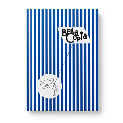 Bella Copia Blue Midsized Blank Notebook
