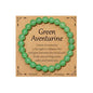 Healing Crystal Bracelet for Women, Natural Stone Beaded Healing Crystal Bracelet Triple Protection Stress Relief Beads Jewelry Birthday Gifts Jewelry for Her - style: Green Aventurine