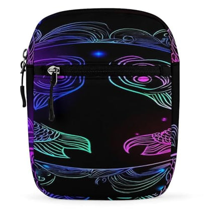 Stylish Messenger Bags Easy to Clean, Sling Backpack with Zipper, Crossbody Bag for Gym - color: Picture(342)