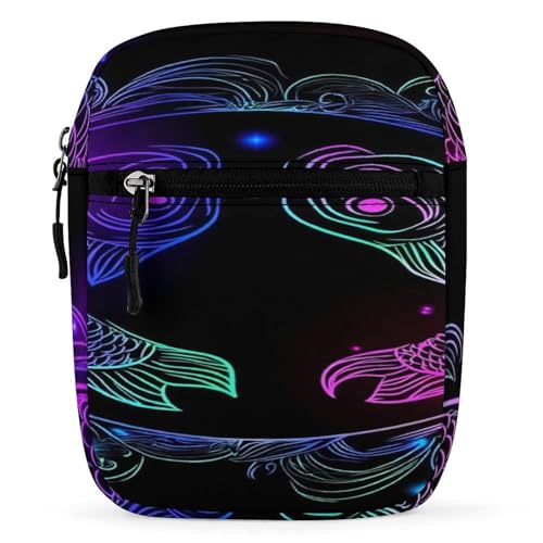 Stylish Messenger Bags Easy to Clean, Sling Backpack with Zipper, Crossbody Bag for Gym - color: Picture(342)