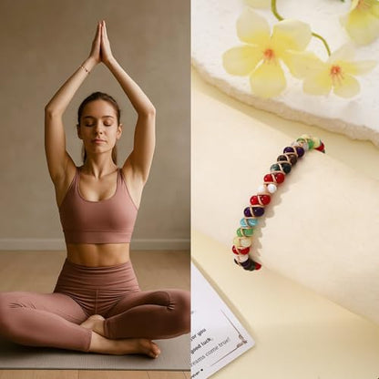 Gifts for Daughter Granddaughter, To My Mom Grandma Wife Girlfriend Sister Jasper Heart Bracelets Birthday Graduation Anniversary Christmas Stocking Stuffers Valentines Mothers Day Jewelry - style: 10.7 Chakras: 7 Chakra