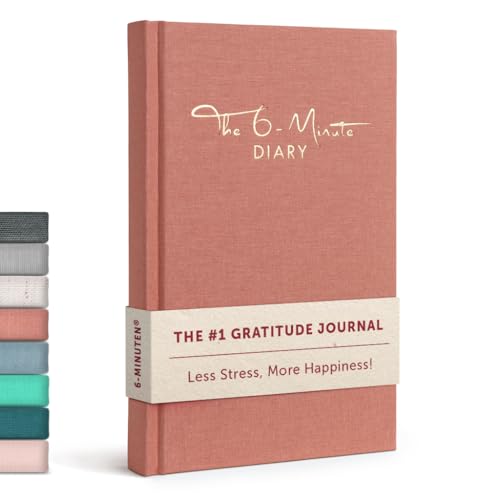 6-Minute Diary – 3-Million-User Gratitude Journal for Women & Men with Prompts – Guided Self Care Book Based on Positive Psychology – Daily Manifestation - color: Antique Pink