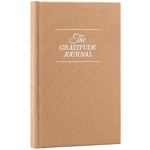 The Gratitude Journal : More Happiness, Positivity, Affirmation, Productivity, Mindfulness & Self Care - A Simple Undated Hardcover Daily Guide Planner for Women & Men (Brown) - color: Brown