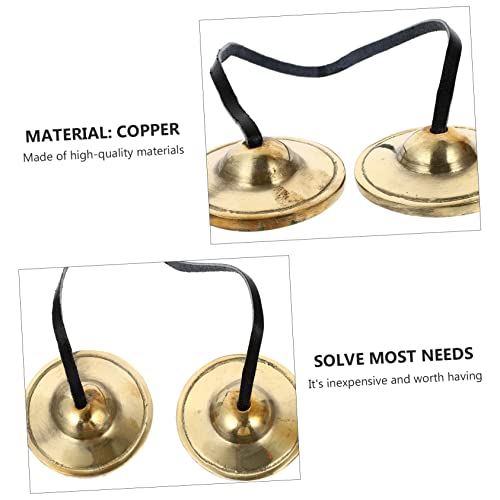 Cymbals Bell Meditation Chime for Yoga Buddhism Tibetan Bell Religious Musical Instrument Easy to Carry Harmonic Tones Positive Energy Handcrafted Long-lasting