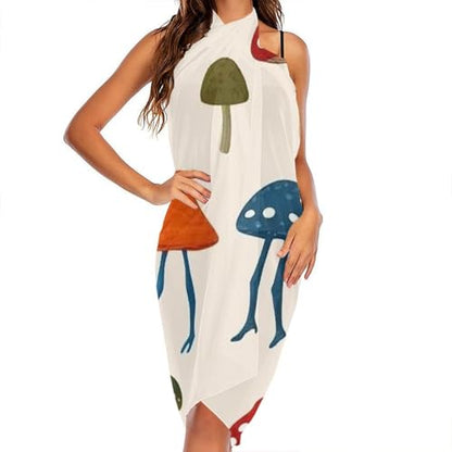 Fashion Travel Swimwear Bikini Wrap All Seasons Chiffon Scarf Beach Yarn Shawl - color: Color985