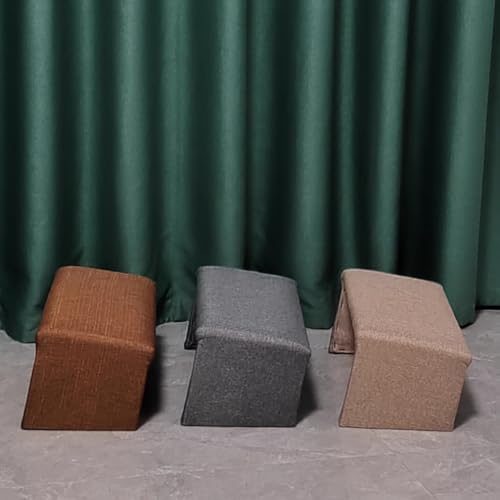 Meditation Stool, Home Sitting Stool, Meditation Church Stool, Tea Kneeling Stool, Yoga Stool, Correct Sitting Posture, Ergonomic Stool,Beige - color: Beige
