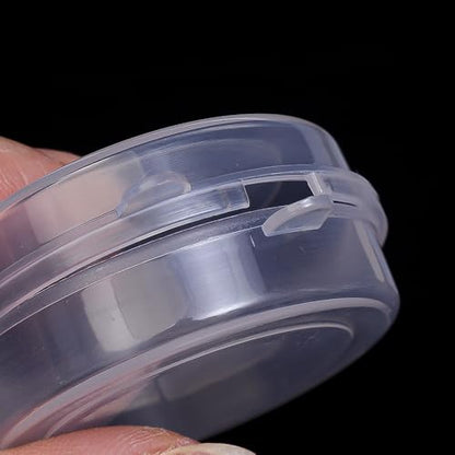 Mini Plastic Storage Box Containers Transparent Portable Organizer Holder Jewelry Rings Packaging Case,5PCS - size: 5PCS