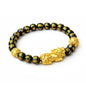 The Alchemist's Arcanum Adjustable Beaded Wrist Accessory for Men and Women, Stretch Fit Stone Bead Jewelry for Daily Wear and Gifting - color: Black Obsidian, Ancient Dragon Energies