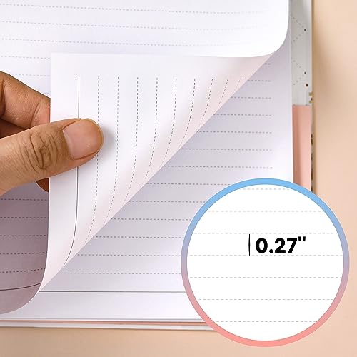 Ruled Notebook/Journal - Daily Planner with Premium Thick Paper, 6.2" X 8.4", Spiral Notebook/Journal, Banded with Waterproof Hardcover, Exquisite Inner Pocket for School, Office & Home - color: white-2