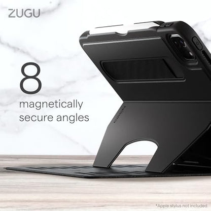 ZUGU Case iPad Pro 11 Inch Case, 1st/2nd/3rd/4th Generation 2018/2020/2021/2022, Slim Protective Cover, Wireless Apple Pencil Charging, Convenient Magnetic Stand. Sleep/Wake Cover, Stealth Black - color: Stealth Black