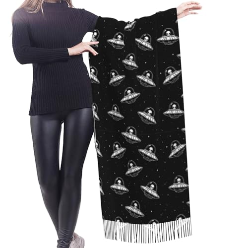 Supdreamc Cashmere Feel Scarf Soft Women Warm Cozy Scarves Multiple Colors - color: Picture (137)
