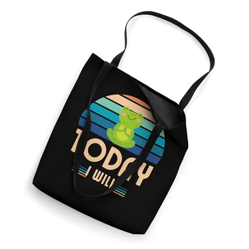 Meditating Frog, Spiritual Meditation, Yoga Tote Bag
