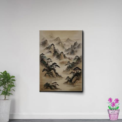 Japanese Wall Art, Minimalist Wall Art, Neutral Abstract Art, Modern Minimalist, Zen Wall Art, Zen Printed Wall Art, Japanese Art Print, Artwork Canvas Décor, Arts