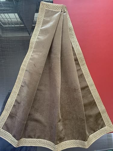 SMMS Spiritual Velvet Table Cloth Altar Tarot Spread (Beige, Medium- 61cm*61cm/ 24inch*24inch) - color: Beige, size: Medium- 61cm*61cm/ 24inch*24inch