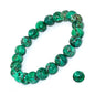 8mm Natural Gemstone Stretch Bracelet, Handmade Unisex Crystal Bracelets for Meditation, Yoga, Spiritual Healing & Positive Energy - color: Green Magnesite Turquoise