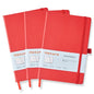 Heture Hardcover Dotted Notebooks, A5 Dotted Journal Notebook for Writing 160 Pages, 8.2 x 5.5 inch, Classic Dotted Notebooks for College/Work/Travel (Dotted-3 Pack, Red) - color: Red, style: Dotted-3 Pack