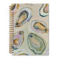 Oyster Gifts Spiral Notebook 5.5x8.3, Coastal Beach Oyster Shell Journal, Ocean Journal Gifts, Beach Notebooks for Note Taking - color: Notebook-04