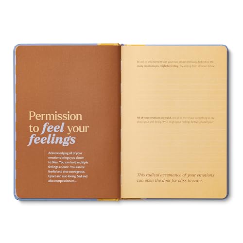 Compendium – Bliss Every Day Guided Journal: A Daily Practice for Harmony and Delight – A 5-Minute a Day Personal Growth Notebook – An Inspiring Daily Journal for Forming New Habits - color: Bliss Lavender