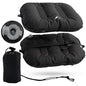 Lumbar Pillow - Inflatable Lumbar Pillow for Airplane Travel - Ideal Back Cushion or Lumbar Support Pillow to Keep You Comfortable While Sitting