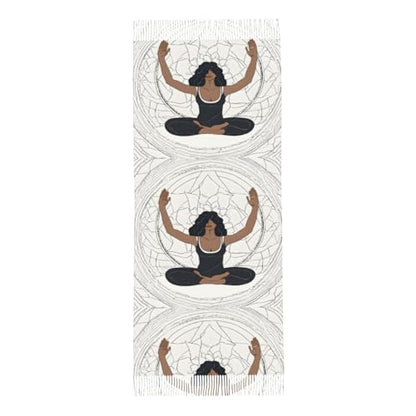 Yoga Meditation Warm Scarf,Soft Scarf For Men And Women,Fashionable Shawl Scarf