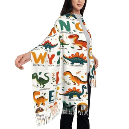 Supdreamc Cashmere Feel Scarf Soft Women Warm Cozy Scarves Multiple Colors - color: Picture (187)