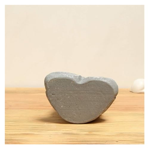 Sculpture Tabletop Buddha Statue Small Mini Ornaments, Handmade Meditating Buddha Statue Sculpture Figurine Cement Crafts Decoration, Zen Living Room Office Decorations,Gray