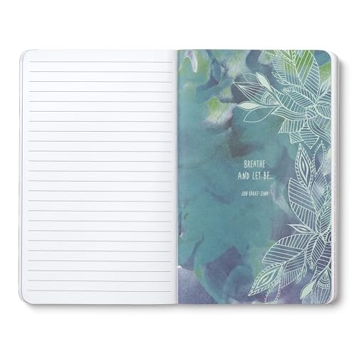 Compendium Softcover Journal – “Who looks outside, dreams. Who looks inside, awakens.”— A Write Now Journal with 128 Lined Pages, 5"W x 8"H - color: Outside Purple