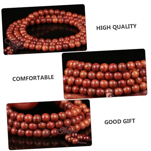 Veemoon 1Pc Wooden Bead Bracelet Chic Hand Jewelry for Daily Wear Beads Comfortable and Durable Wood Accessory