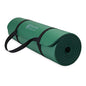 Gaiam Essentials 2/5" Thick (10mm) Yoga & Pilates, Fitness & Exercise Mat with Easy-Cinch Carrier Strap Cusion Support For Fitness and Gym Workouts - color: Green